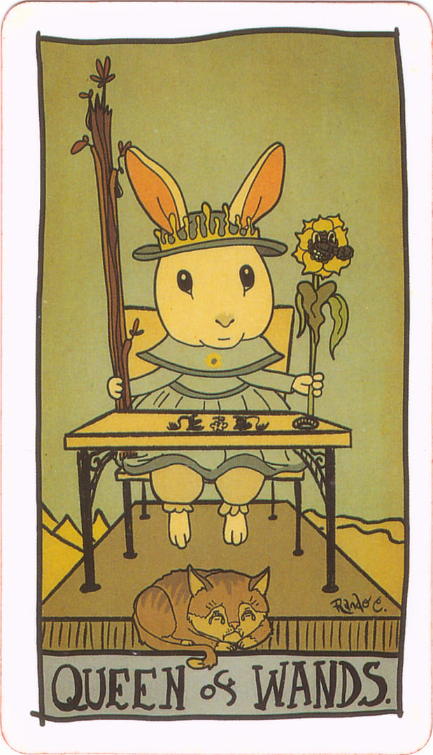 Queen of Wands — Tarot of the Unknown
