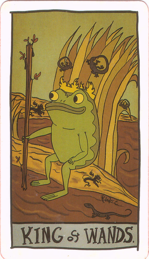 King of Wands — Tarot of the Unknown
