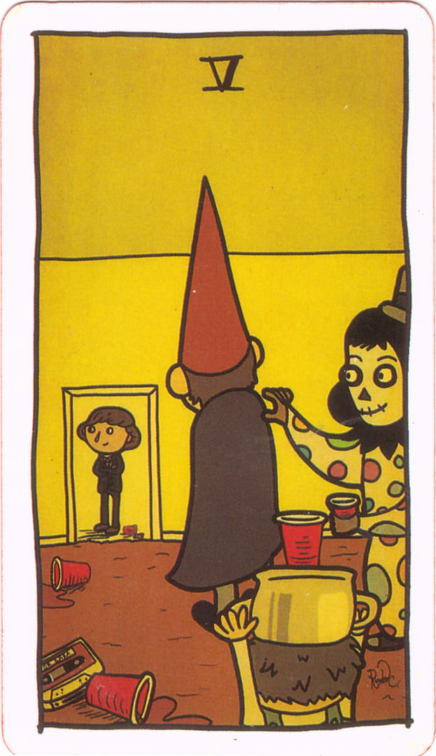 Five of Cups — Tarot of the Unknown