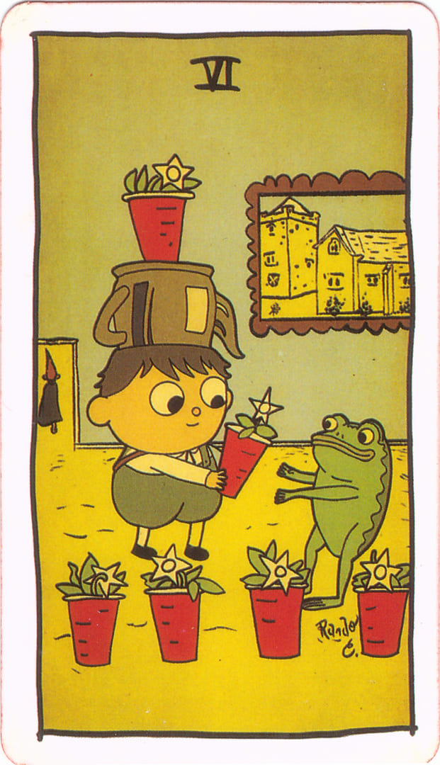Six of Cups — Tarot of the Unknown