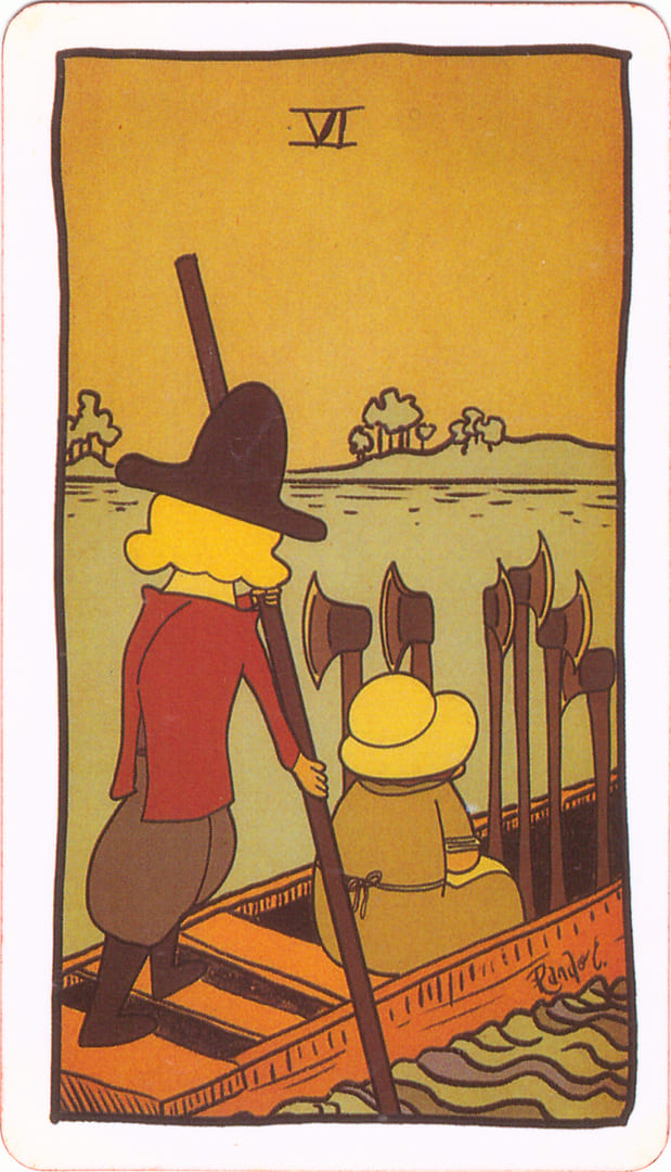 Six of Swords — Tarot of the Unknown