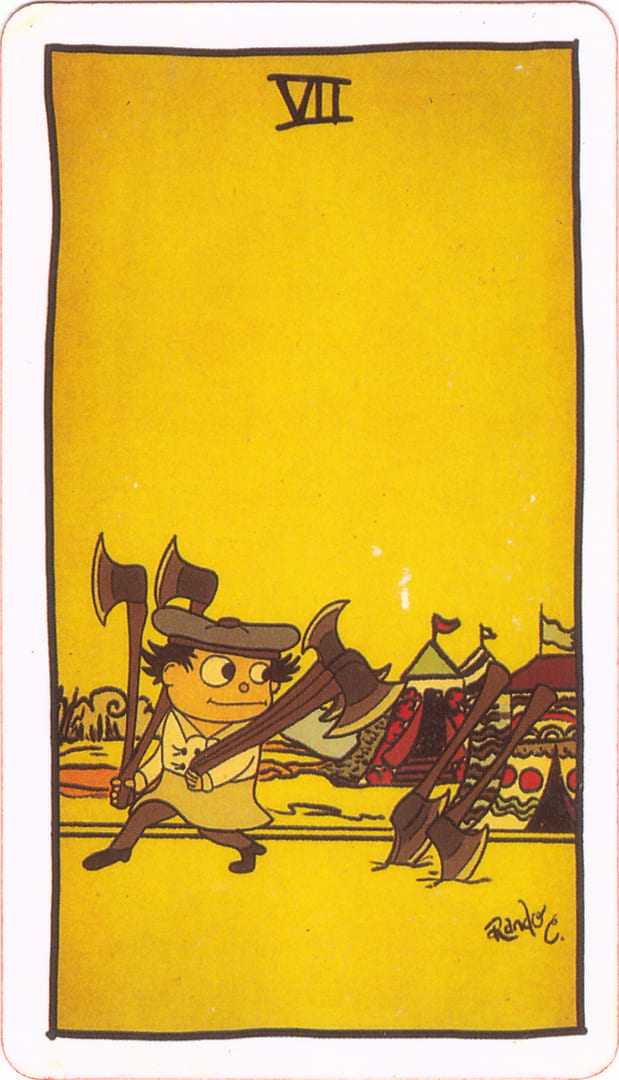 Seven of Swords — Tarot of the Unknown