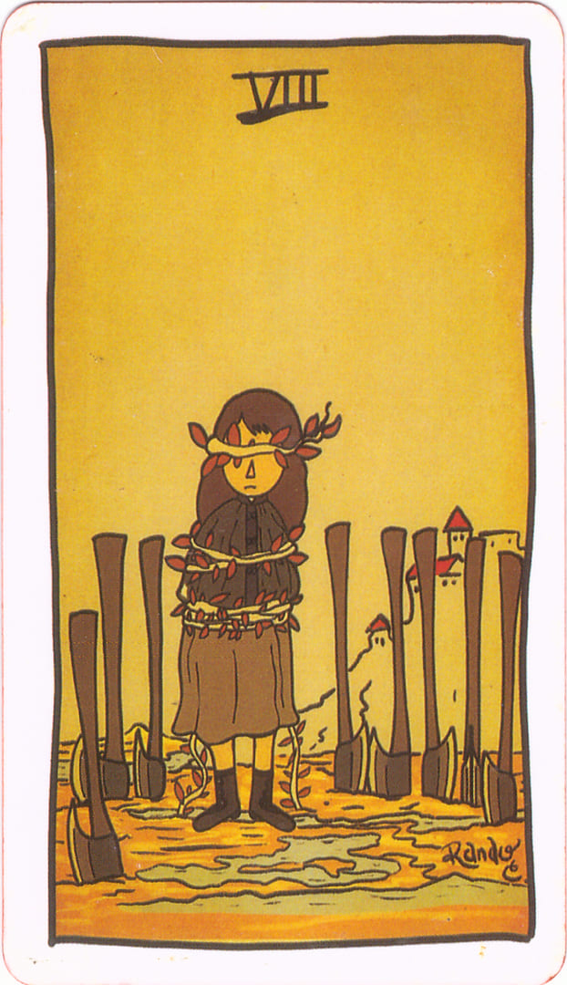 Eight of Swords — Tarot of the Unknown