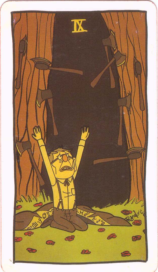Nine of Swords — Tarot of the Unknown