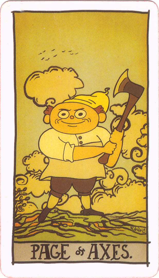 Page of Swords — Tarot of the Unknown