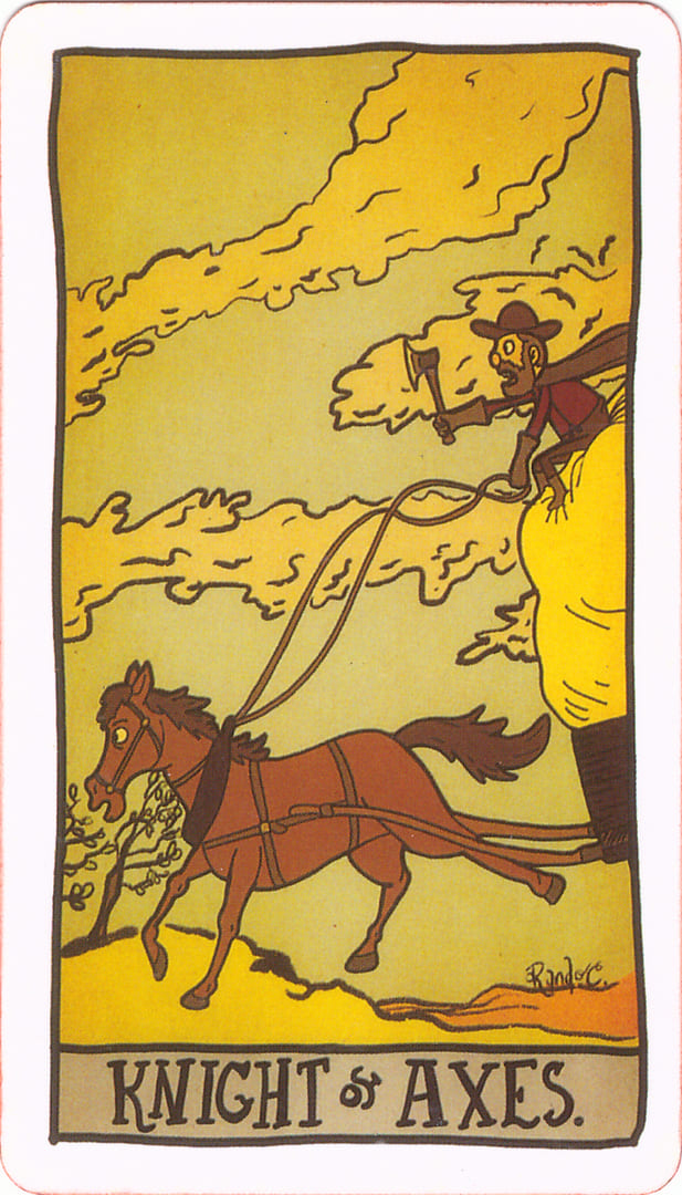 Knight of Swords — Tarot of the Unknown