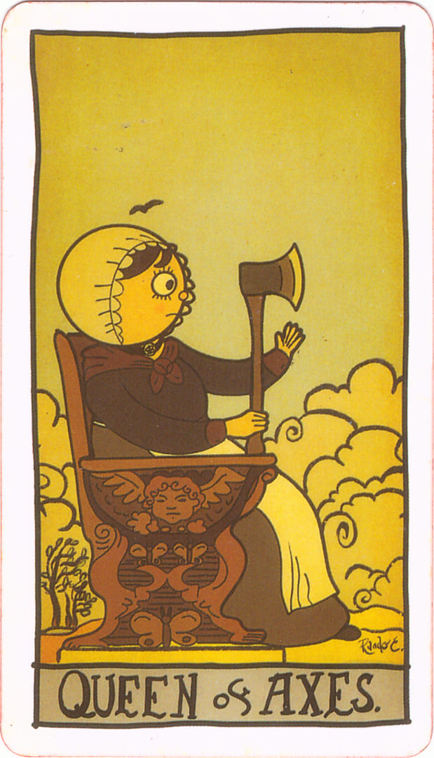 Queen of Swords — Tarot of the Unknown