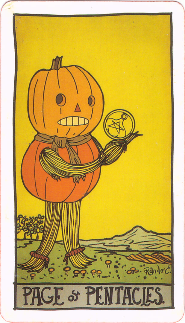 Sota de Oros — Tarot of the Unknown