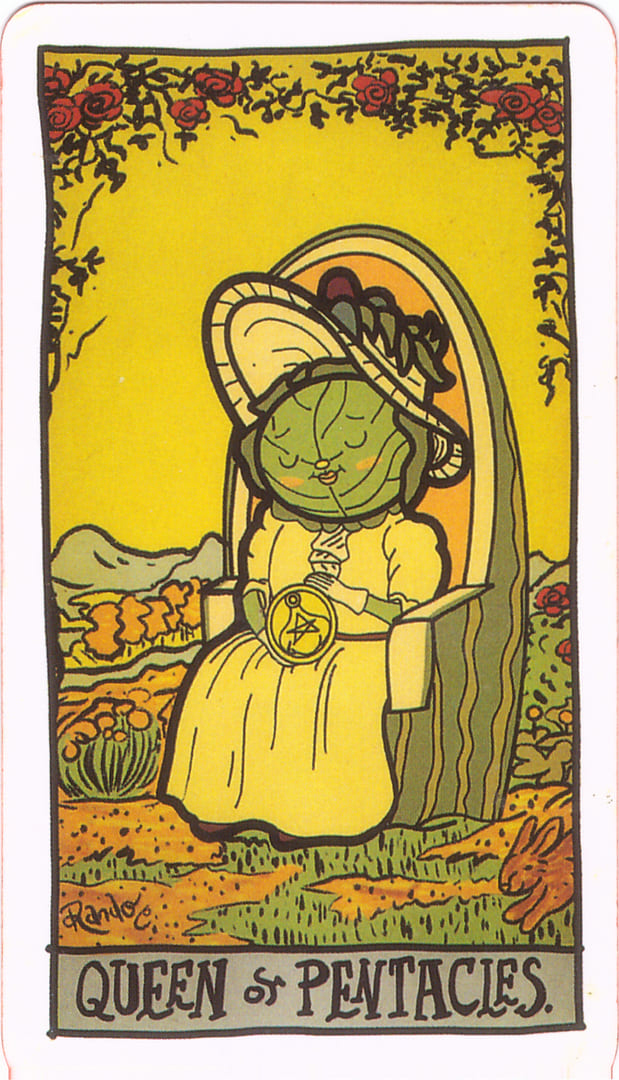 Queen of Pentacles — Tarot of the Unknown