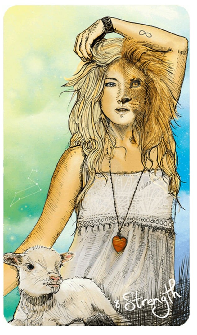 La Fuerza — Tarot Vidente de Luz