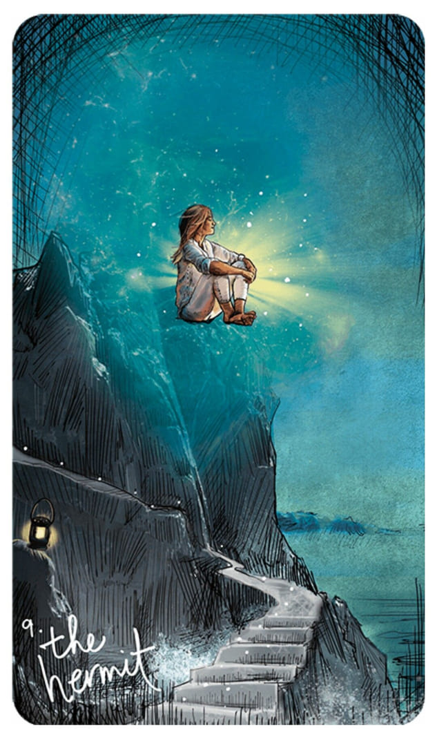 The Hermit — Light Seer's Tarot