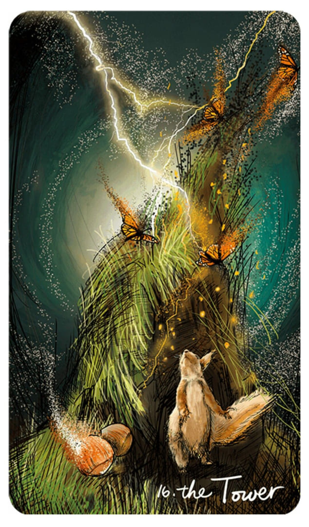 The Tower — Light Seer's Tarot