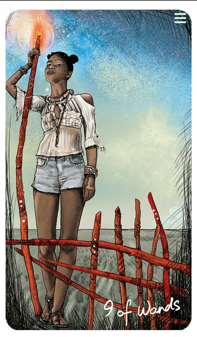 Nine of Wands — Light Seer's Tarot