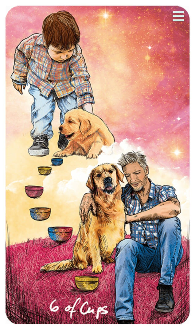 Six of Cups — Light Seer's Tarot