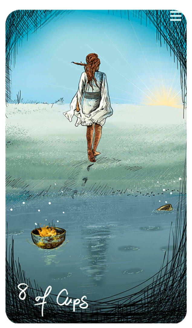 Eight of Cups — Light Seer's Tarot