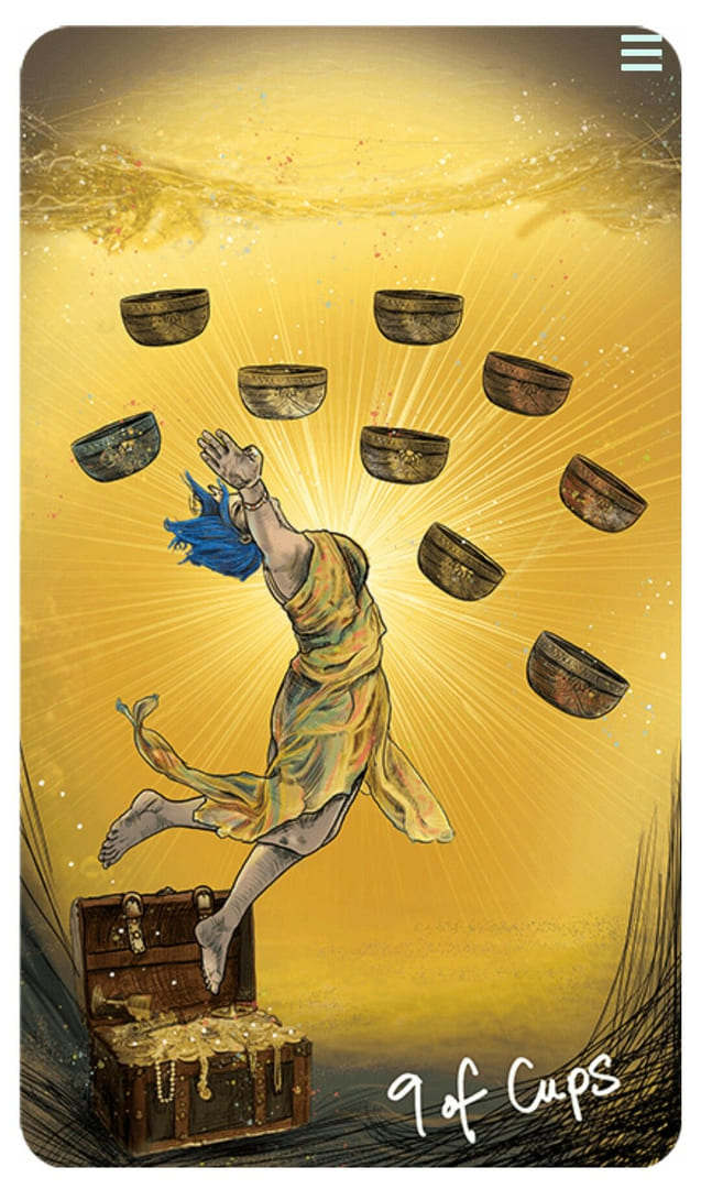 Nine of Cups — Light Seer's Tarot