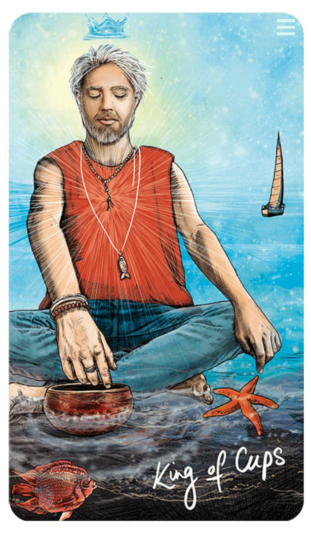 King of Cups — Light Seer's Tarot