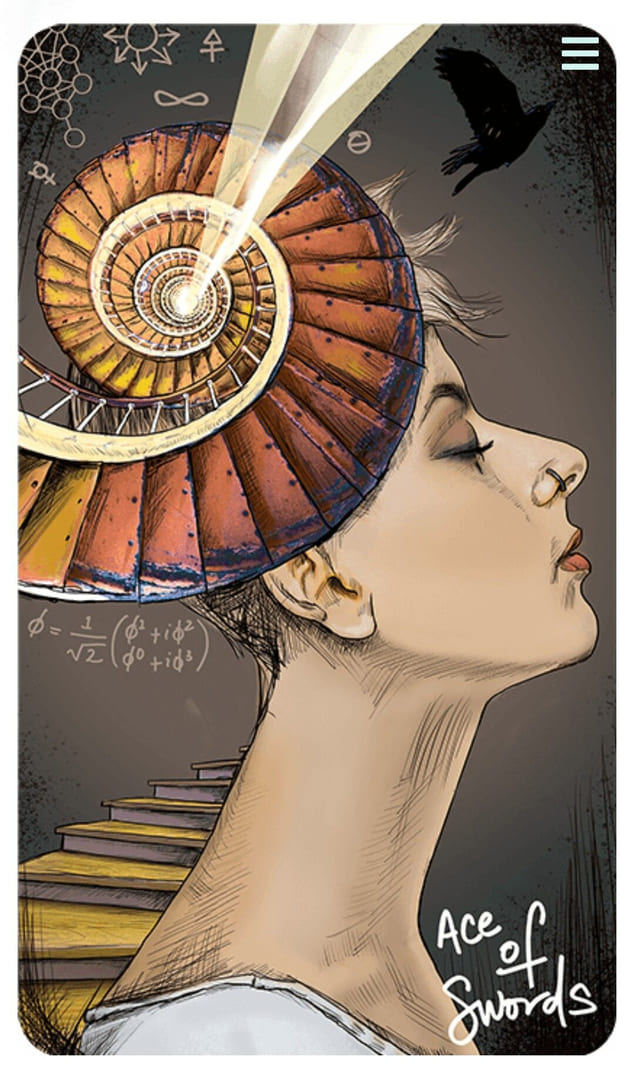 As de Espadas — Tarot Vidente de Luz