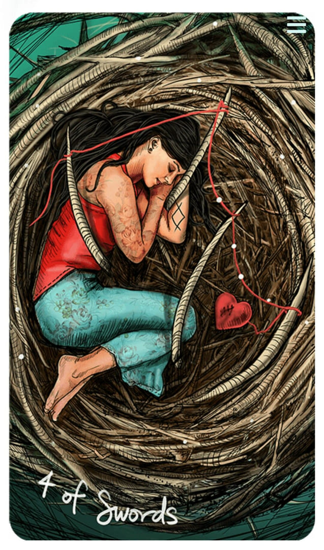 Four of Swords — Light Seer's Tarot
