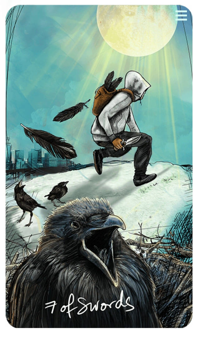 Seven of Swords — Light Seer's Tarot