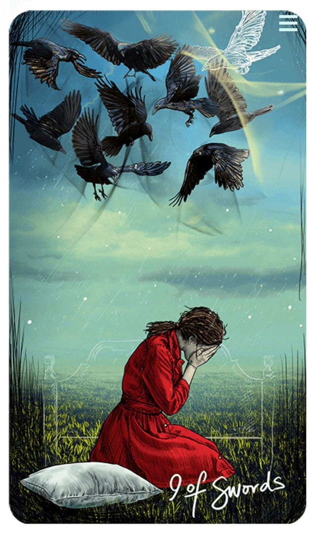 Nine of Swords — Light Seer's Tarot