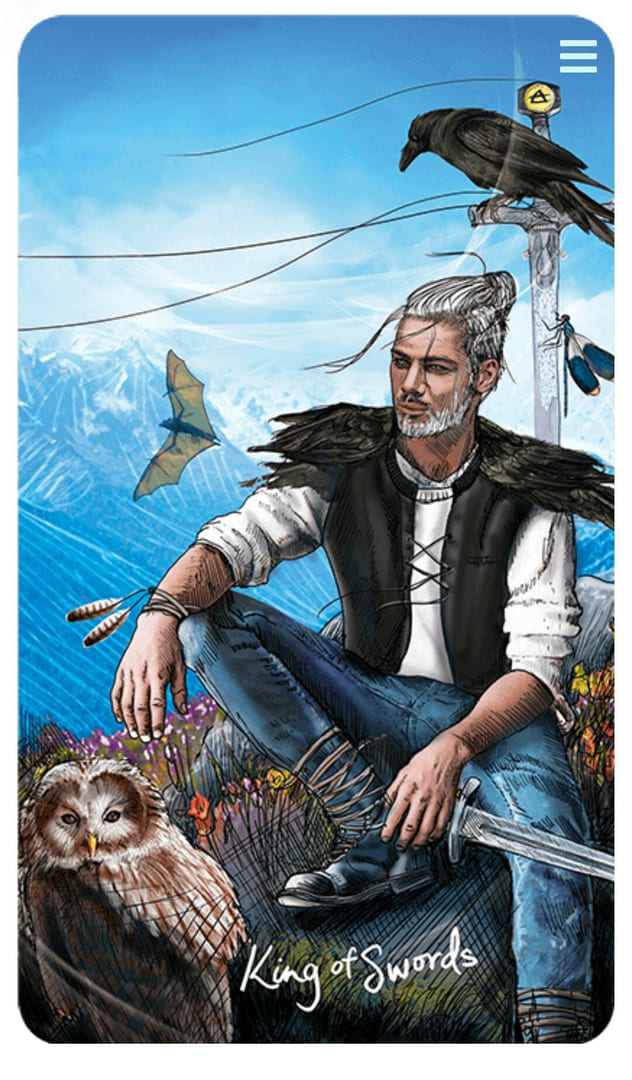 King of Swords — Light Seer's Tarot
