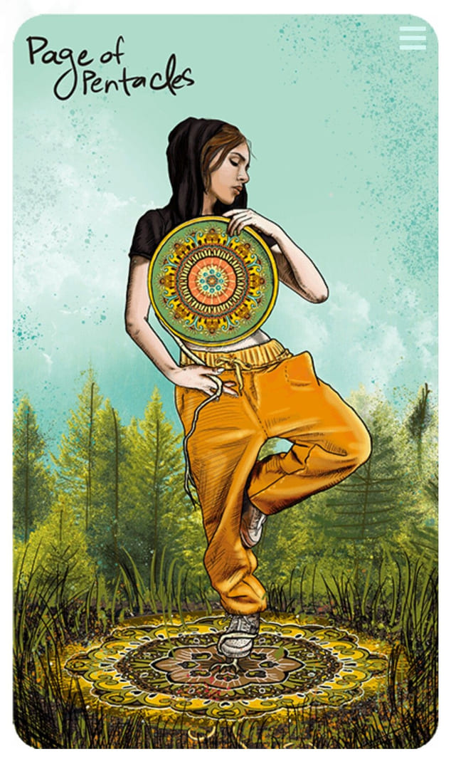 Sota de Oros — Tarot Vidente de Luz