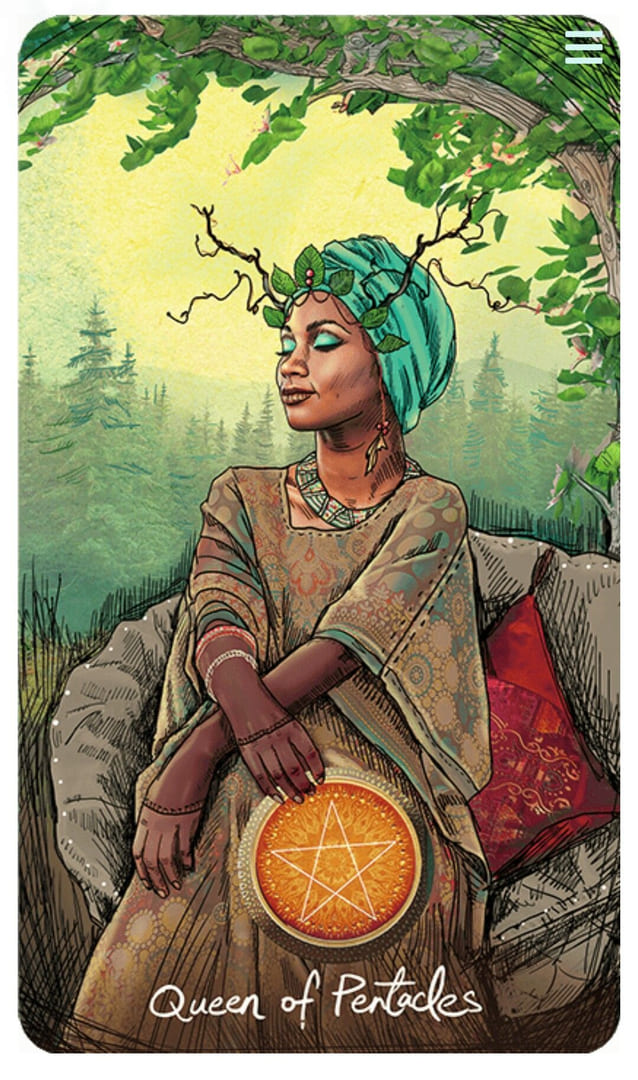 Queen of Pentacles — Light Seer's Tarot
