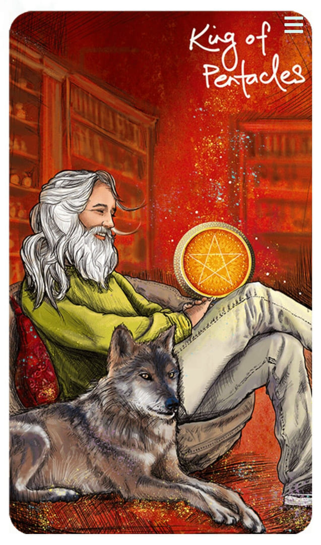 King of Pentacles — Light Seer's Tarot