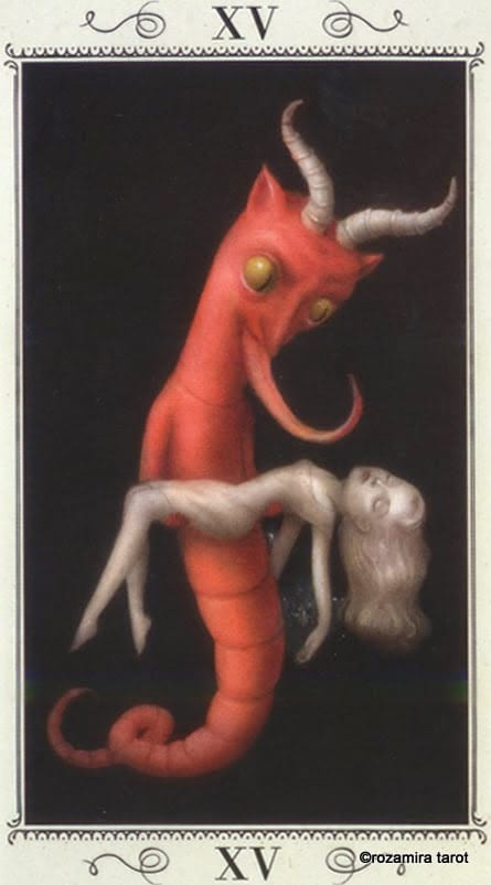 El Diablo — Tarot de Nicoletta Ceccoli