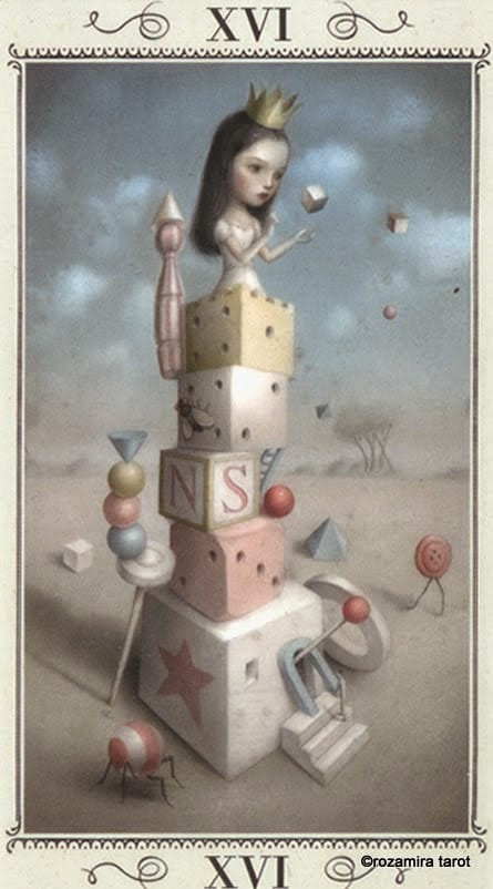The Tower — Nicoletta Ceccoli Tarot Card Meanings
