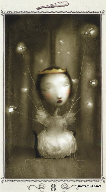 Eight of Wands — Nicoletta Ceccoli Tarot Card Meanings