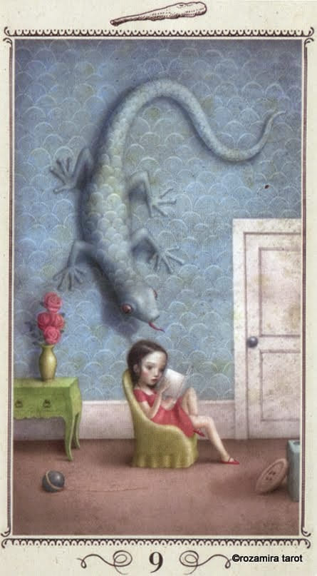 Nine of Wands — Nicoletta Ceccoli Tarot Card Meanings
