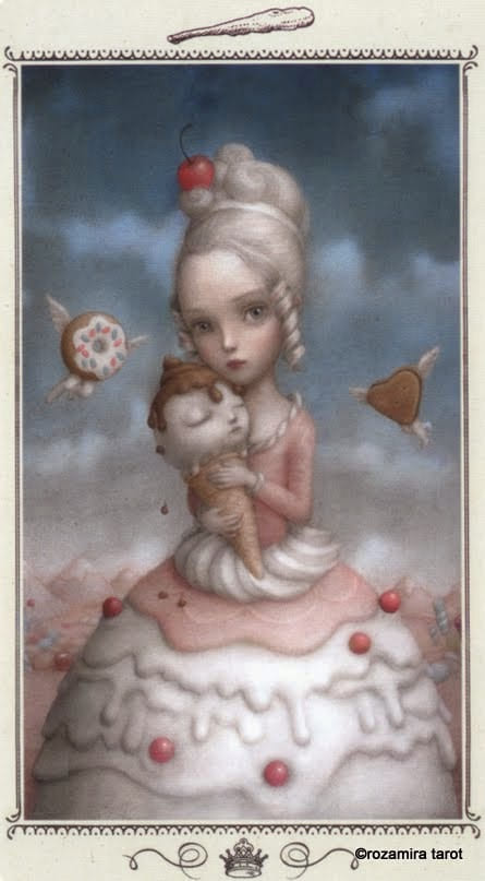 Queen of Wands — Nicoletta Ceccoli Tarot Card Meanings