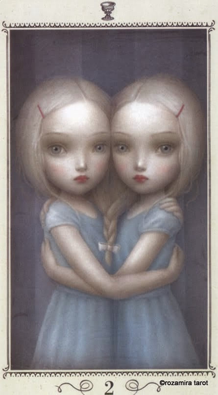 Two of Cups — Nicoletta Ceccoli Tarot Card Meanings