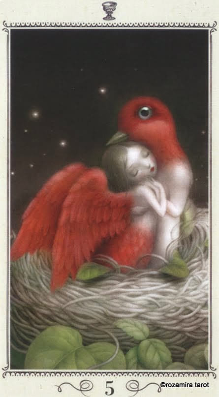 Five of Cups — Nicoletta Ceccoli Tarot Card Meanings