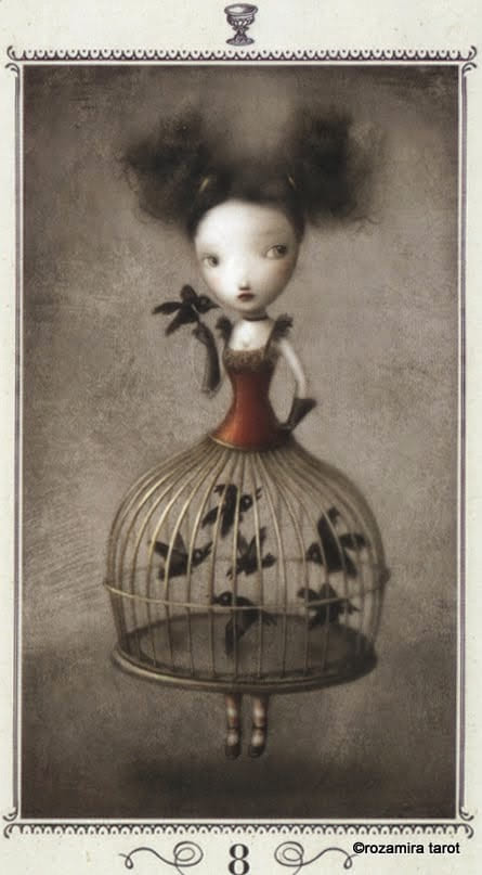 Eight of Cups — Nicoletta Ceccoli Tarot Card Meanings