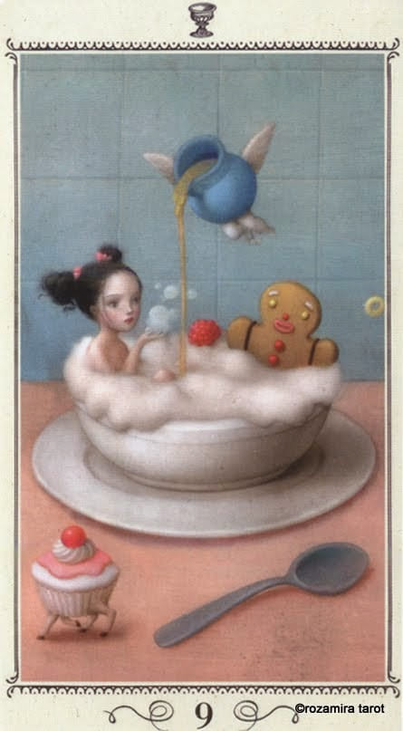 Nine of Cups — Nicoletta Ceccoli Tarot Card Meanings