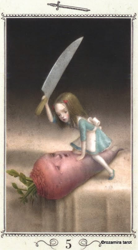 Five of Swords — Nicoletta Ceccoli Tarot Card Meanings