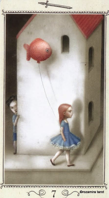 Seven of Swords — Nicoletta Ceccoli Tarot Card Meanings