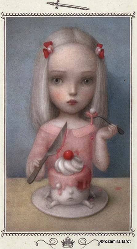 Queen of Swords — Nicoletta Ceccoli Tarot Card Meanings