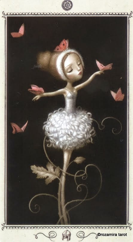Sota de Oros — Tarot de Nicoletta Ceccoli