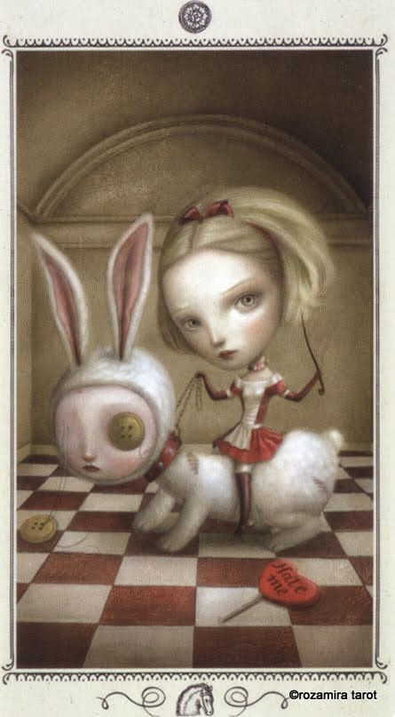 Caballo de Oros — Tarot de Nicoletta Ceccoli