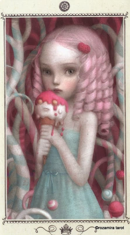 Reina de Oros — Tarot de Nicoletta Ceccoli
