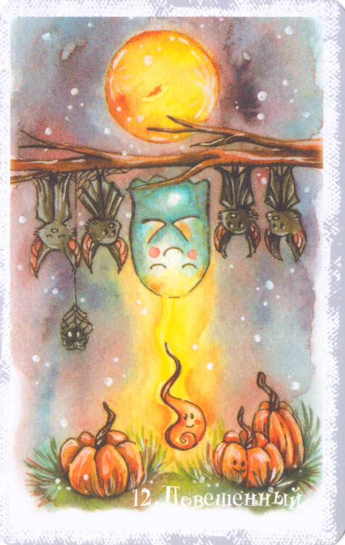 The Hanged Man — Boo Tarot
