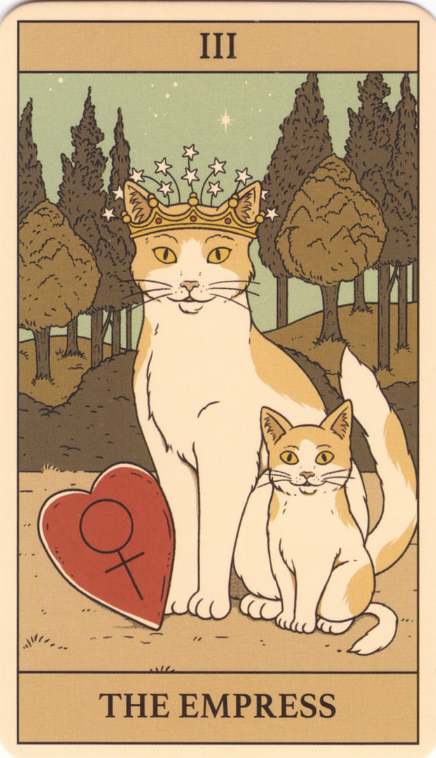 The Empress — Cats Rule the Earth Tarot