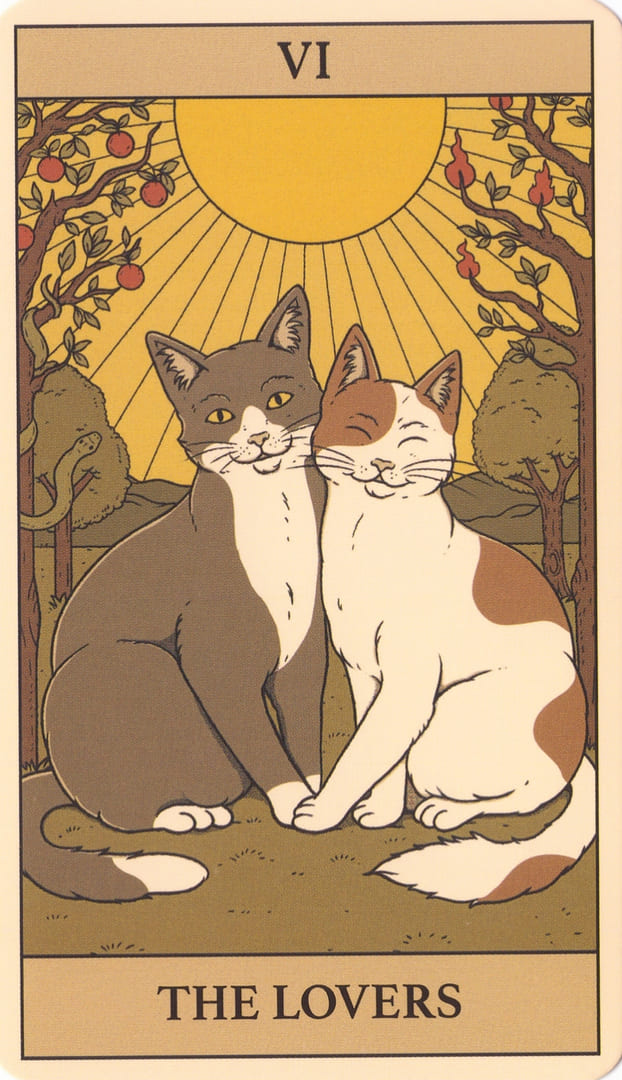 The Lovers — Cats Rule the Earth Tarot