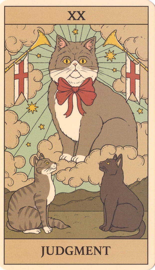 Judgement — Cats Rule the Earth Tarot