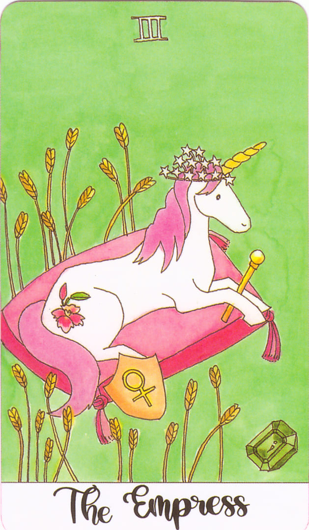 The Empress — Crystal Unicorn Tarot