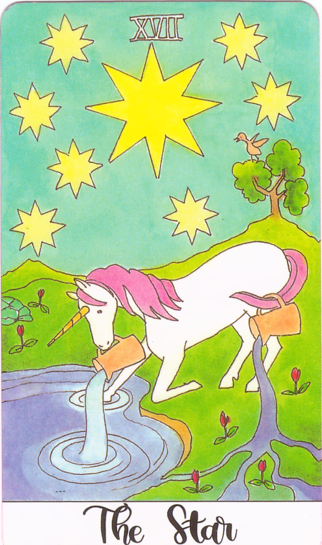 The Star — Crystal Unicorn Tarot